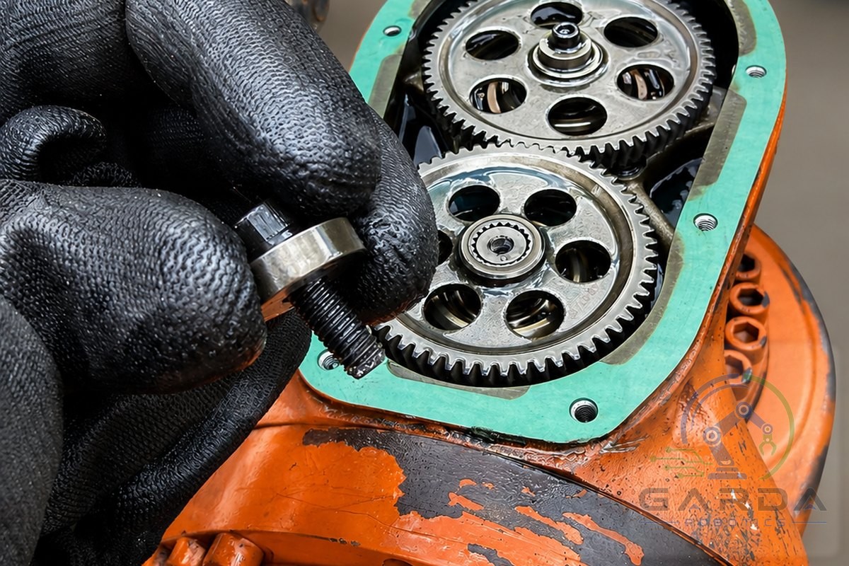 Robotcsukló felújítás szétszerelés után
