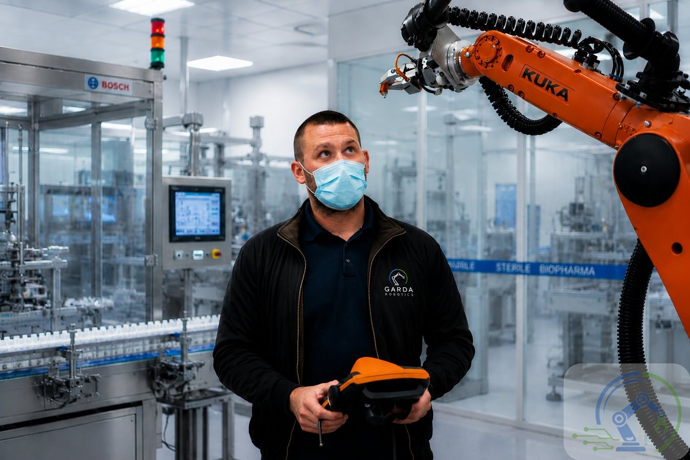 Industrial robot service by GARDA Robotics